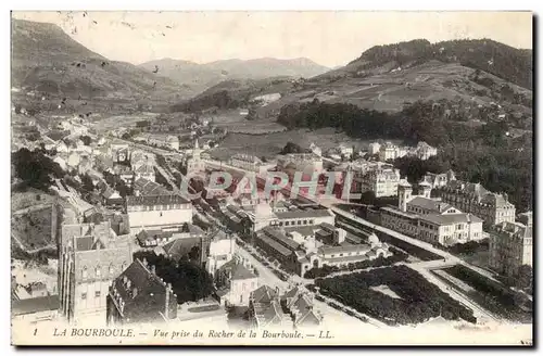 LA Bourboule Cartes postales vue prise du rocher de la Bourboule