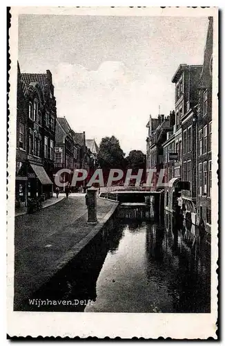 Pays Bas Cartes postales Wijnhaven Delft