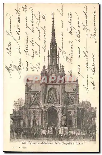 Paris (18eme) Ansichtskarte AK Eglise Saint Bernard de la chapelle