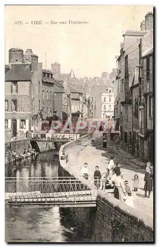 Vire Ansichtskarte AK Rue aux Teintures (animee enfants)