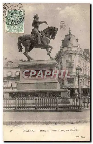 Orleans Cartes postales Statue de jeanne d&#39arc par Foyatier