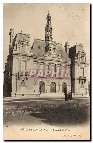 Neuilly sur SEine Cartes postales L&#39hotel de ville