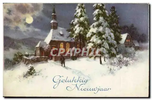 Cartes postales Fantaisie Bonne annee (enfants) Gelukkig Nieuvjaar