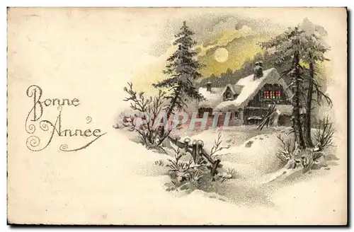 Cartes postales FAntaisie Bonne annee