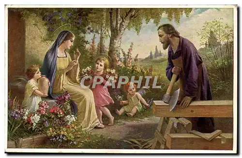 Cartes postales FAntaisie Religion enfants