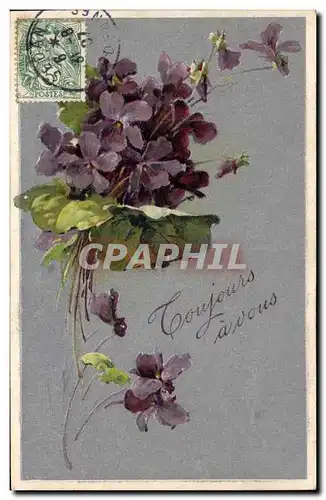 Cartes postales Fantaisie Fleurs (relief tres belle carte)