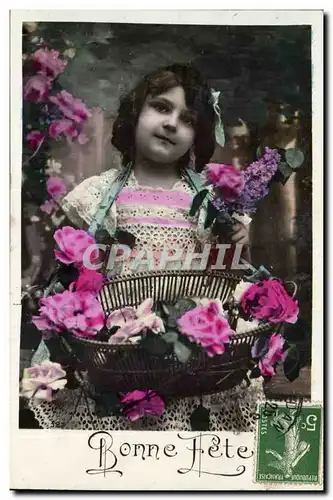 Cartes postales Fantaisie Bonne fete (enfanta�