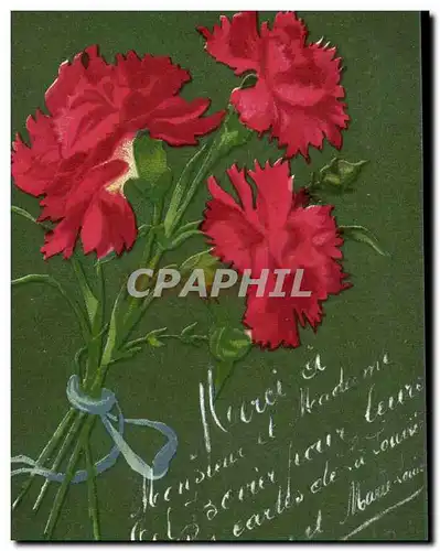 Cartes postales Fantaisie Fleurs