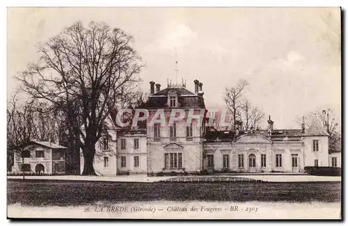 La Brede Cartes postales Chateau des Fougeres