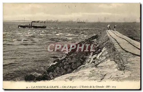 La Pointe de Grave Cartes postales Cote d&#39argent L&#39entree de la Gironde