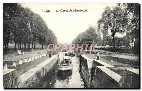 Belgique - Belgien - Belgium - Luettich - Liege - La Canal de Maestricht - Ansichtskarte AK