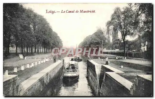 Belgique - Belgien - Belgium - Luettich - Liege - La Canal de Maestricht - Cartes postales
