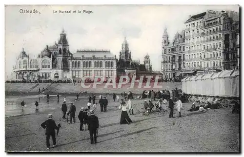 Pays Bas - Holland - Ostende - Le Kursaal et la Plage - Ansichtskarte AK