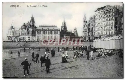 Pays Bas - Holland - Ostende - Le Kursaal et la Plage - Cartes postales