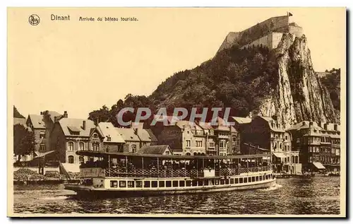 Belgique - Belgien - Belgium - Dinant - Arrivee du Bateau Touristique - Ansichtskarte AK