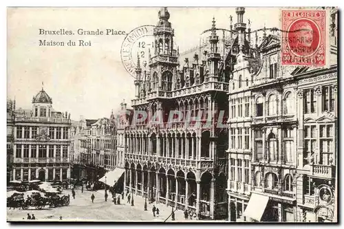 Belgique - Belgien - Belgium - Bruxelles - Brussels - Grand Place Maison du Roi - Cartes postales