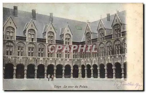 Belgique - Belgien - Belgium - Liege - Luettich - Le Cour du Palais - Ansichtskarte AK