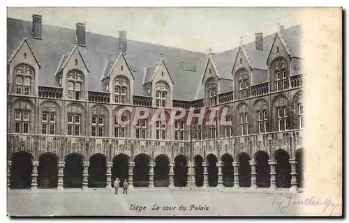Belgique - Belgien - Belgium - Liege - Luettich - Le Cour du Palais - Cartes postales