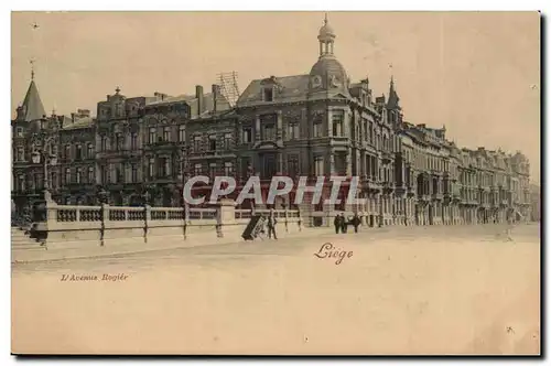 Belgique - Belgien - Belgium - Liege - Luettich - L&#39Avenue Bogier - Ansichtskarte AK