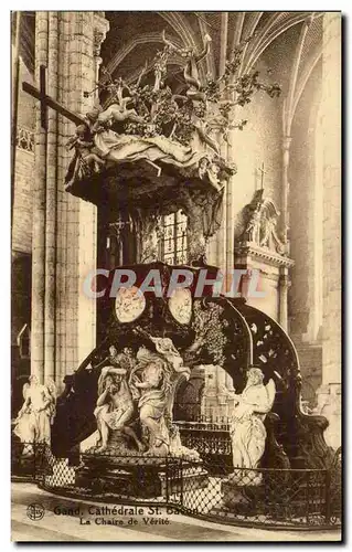 Belgique - Belgien - Belgium - Gand - Ghent - Cathedrale La Chaire de Verite - Cartes postales