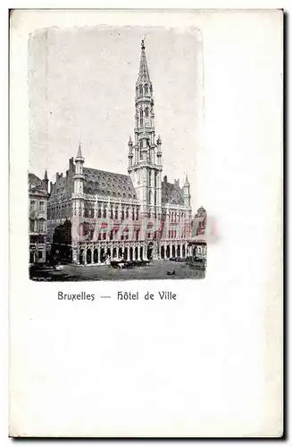 Belgique - Belgien - Belgium - Bruxelles - Brussels Hotel de Ville - Ansichtskarte AK