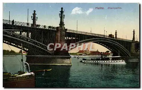 Mainz Cartes postales Mayence Rheinpartie