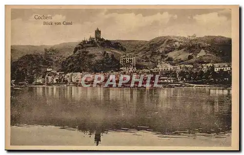 Cochem Cartes postales Blick von Cond