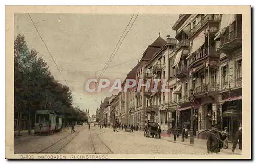 Cartes postales Wiesbaden Rheinstrasse