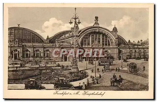 Cartes postales Frankfurt am Main Hauptbahnhof