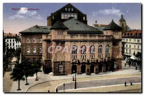 Cartes postales Mainz Stadttheater