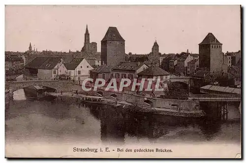 Strassburg Cartes postales Bei den gedectkten Brucken