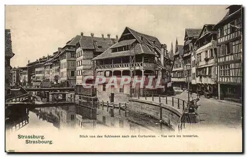 Strassburg Cartes postales Vue vers les tanneries