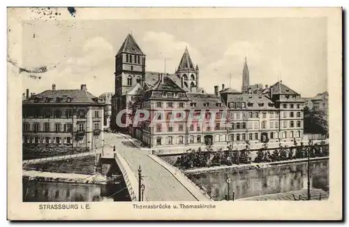 strassurb Cartes postales Thomasbrucke u Thomaskirche