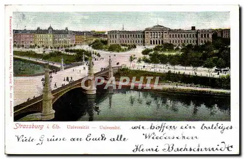 Strassburg Cartes postales Universite