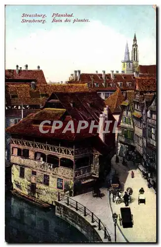 Strassburg Cartes postales Bain des plantes