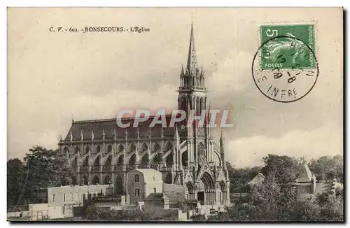 Bonsecours Cartes postales L&#39eglise