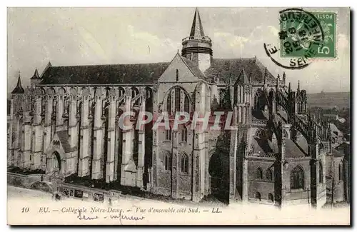 eu Cartes postales Collegiale Notre DAme Vue d&#39ensemble cote sud