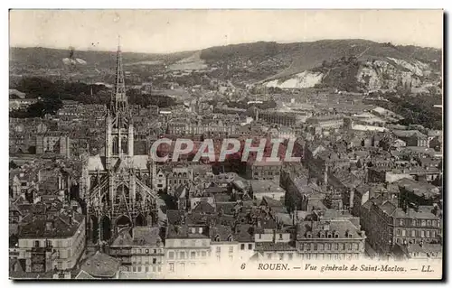 Rouen Cartes postales Vue generale de Saint Maclou