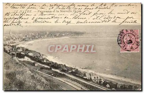 Le Havre Cartes postales Panorama et la nouvelle digue