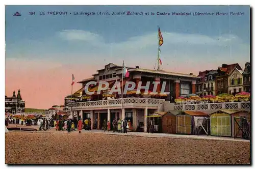 Le Treport Cartes postales La fregate et le casino municipal