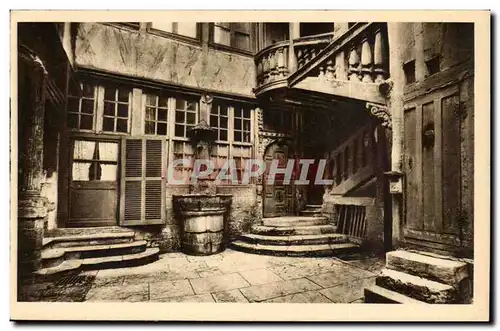 Rouen Cartes postales Cour interieure du 16eme Rue du petit salut