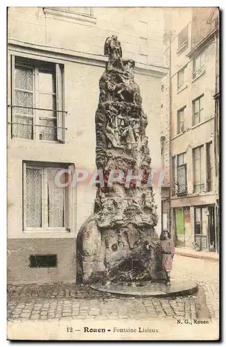 Rouen Cartes postales Fontaine Lisieux