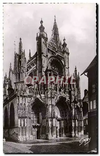 Caudebec en Caux Cartes postales moderne Eglise Notre Dame Place du parvis