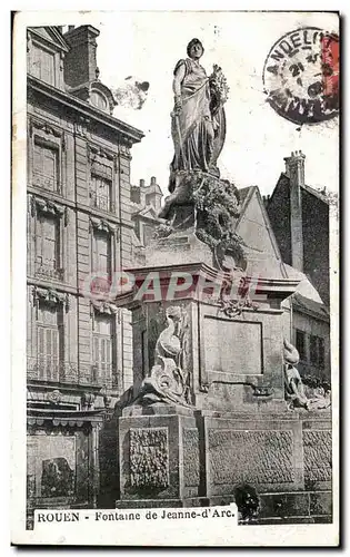 Rouen Ansichtskarte AK Fontaine de Jeanne d&#39arc