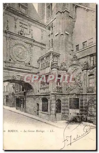 Rouen Cartes postales le grosse horloge