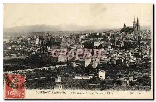 Clermont Ferrand Cartes postales Vue generale vers la basse ville