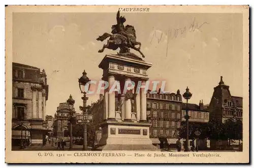 Clermont Ferrand Cartes postales Place de Jaude Monument Vercingetorix