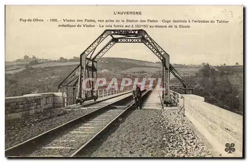 Ansichtskarte AK Viaduc des Fades Vue prise de la station des FAdes Cage destinee a l&#39entretien du sablier