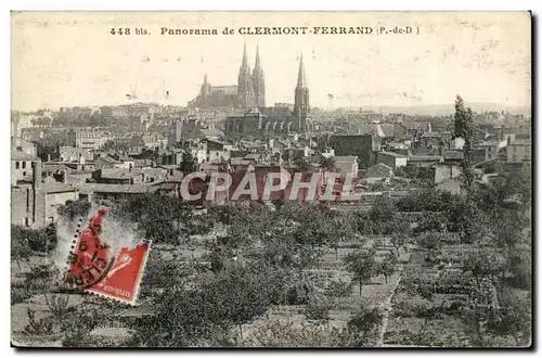 Cartes postales Panorama de Clermont Ferrand