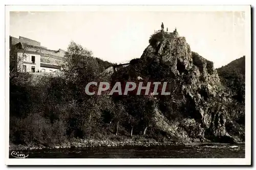 Chateauneuf les Bains Ansichtskarte AK La vierge du Pic albert dominant la Sioule